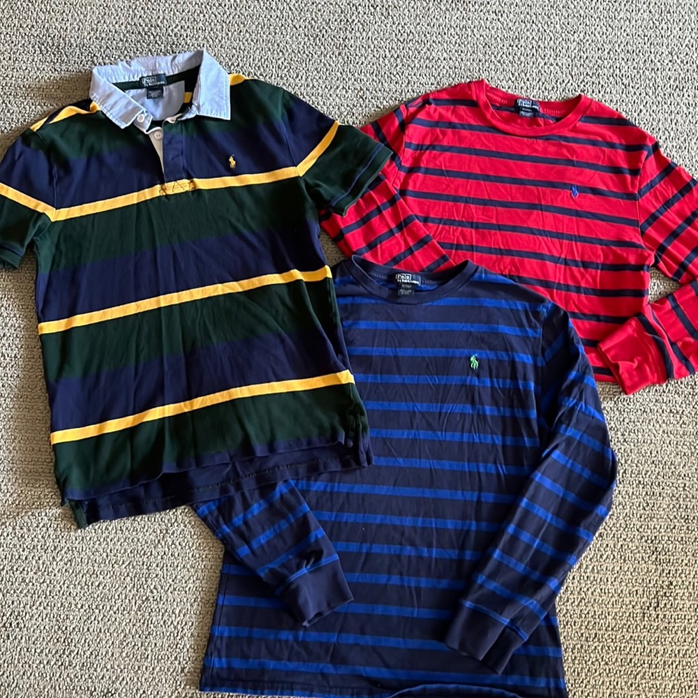 Ralph Lauren Polo boys  XL (18/20) pullover shirts.